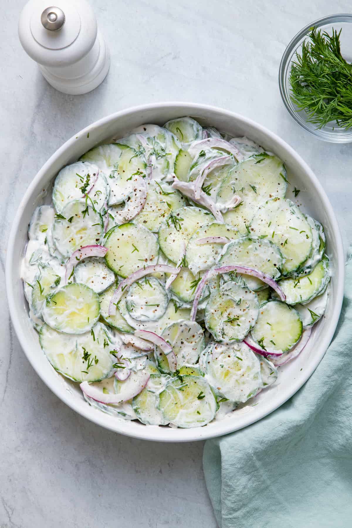 Easy Creamy Cucumber Salad: Your Refreshing Summer Side Dish